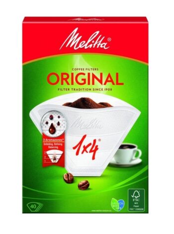 ФИЛЬТРЫ БУМАЖНЫЕ MELITTA ORIGINAL 1X4 (БЕЛЫЕ)