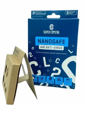 Купити Дезинфекційний засіб для санації повітря Наносейф (Nanosafe air anti-virus) SUPER CRYSTAL Дезинфекційний засіб для санації повітря Наносейф (Nanosafe air anti-virus) SUPER CRYSTAL
