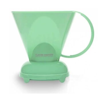 Пуровер Клевер Mr Clever Dripper 530 мл. Зелений крем