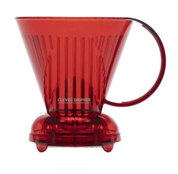 Пуровер Клевер Mr Clever Dripper 530 мл. Прозрачный красный