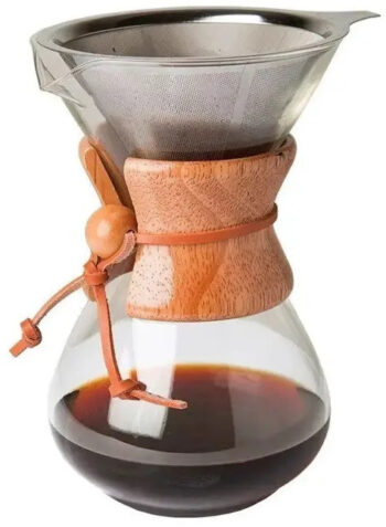 Кемекс для кофе 800 мл. Chemex металлическим многоразовым фильтром