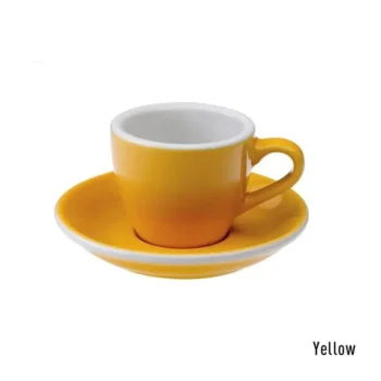 Чашка Loveramics Egg Yellow 80 мл с блюдцем