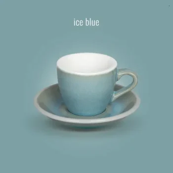 Чашка Loveramics Egg Ice Blue 80 мл с блюдцем