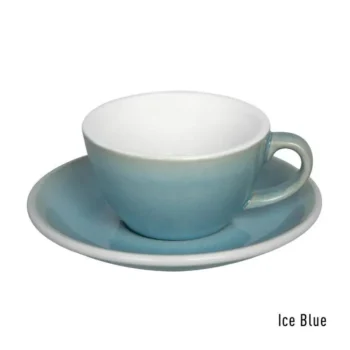 Чашка Loveramics Egg Ice Blue 150 мл с блюдцем