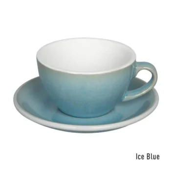 Чашка Loveramics Egg Ice Blue 200 мл с блюдцем