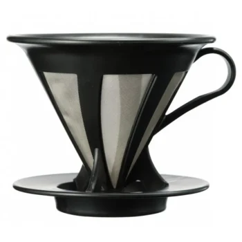 Пуровер Hario V60 02 черный (пластик/металл) Cafeor