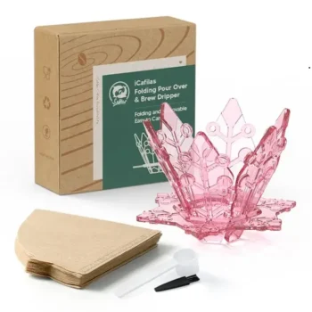 Разборный пуровер iCafilas Snow Shape Pink 02 V60