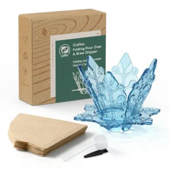 Разборный пуровер iCafilas Snow Shape 02 V60 BLUE
