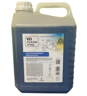 Рідина VD Clean PRO Decalcinate концентрат для чищення кавомашин від накипу та декальцинації