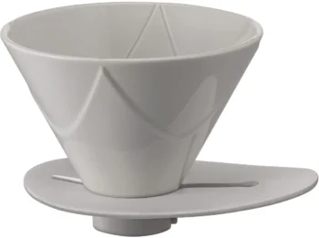 NEW HARIO V60 One Pour Dripper MUGEN пуровер Мюген, размер 02, белый