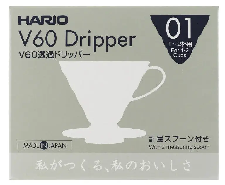 Купити Пуровер HARIO V60 01 (200 мл) білий VD-01W Пуровер HARIO V60 01 (200 мл) білий VD-01W