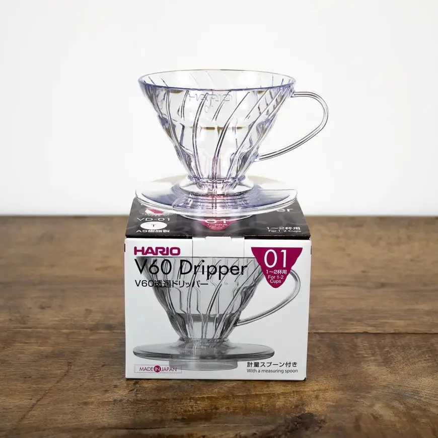 Купити Пуровер HARIO V60 01 прозрачный Пуровер HARIO V60 01 прозрачный
