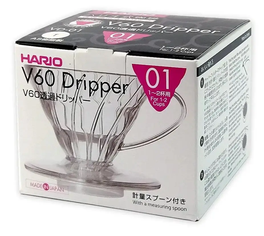 Купити Пуровер HARIO V60 01 прозрачный Пуровер HARIO V60 01 прозрачный