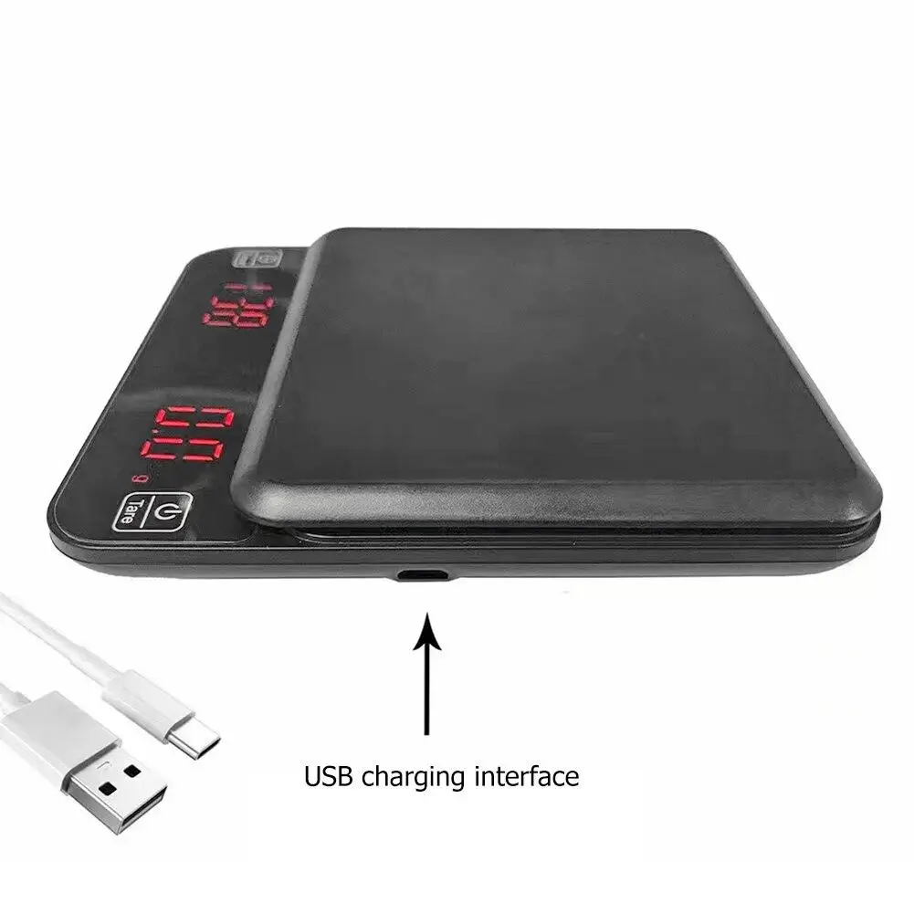 Купити Ваги Smart Еspresso USB для кави (11x13 см) з таймером Ваги Smart Еspresso USB для кави (11x13 см) з таймером