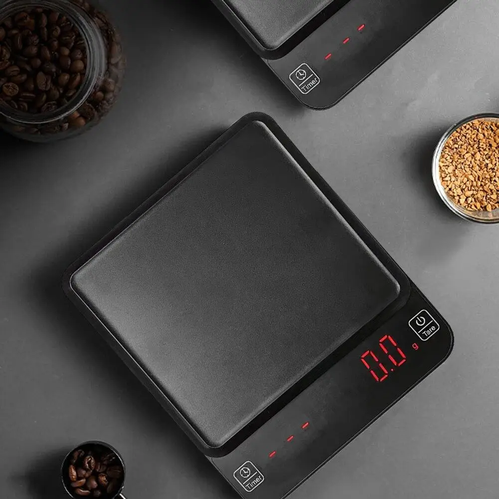 Купити Ваги Smart Еspresso USB для кави (11x13 см) з таймером Ваги Smart Еspresso USB для кави (11x13 см) з таймером