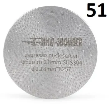 Улучшитель для кофе 51 мм. MHW-3BOMBER Espresso Puck Screen сито для эспрессо