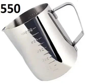 Питчер молочник Аngel's co 550 мл. металлик с метками