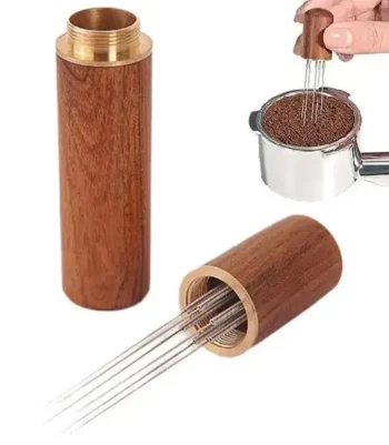 Распределитель кофе в холдере WDT Needle Tool иглы светлое дерево