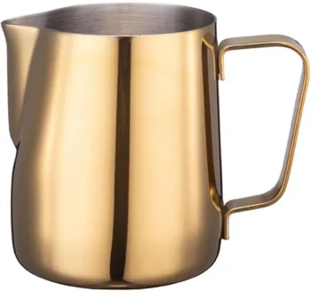 Питчер молочник 600 мл Kopi Espresso Late Art golden