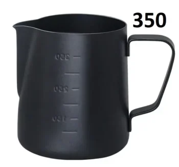 Пичер молочник 350 мл. Jug Coffee Maker с метками черный
