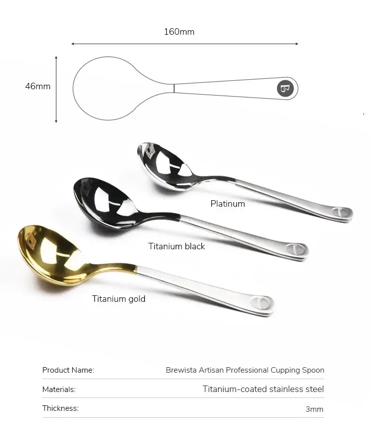 Купити Ложка Brewista Titanium Professional Cupping Spoon для капінгу кави Ложка Brewista Titanium Professional Cupping Spoon для капінгу кави