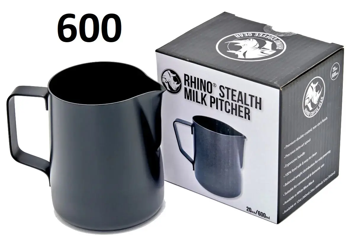 Купити Питчер Rhinowares 600 мл. Rhino Stealth Milk черный Питчер Rhinowares 600 мл. Rhino Stealth Milk черный