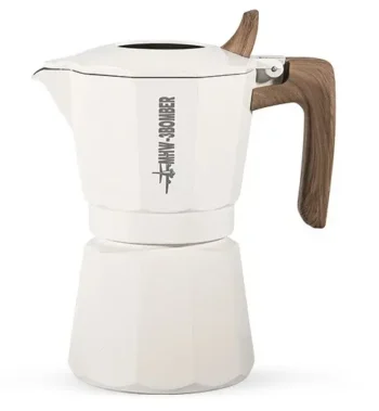 Купити Кавоварка гейзерна 180 мл. MHW-3Bomber Double Valve Moka Pot біла Кавоварка гейзерна 180 мл. MHW-3Bomber Double Valve Moka Pot біла
