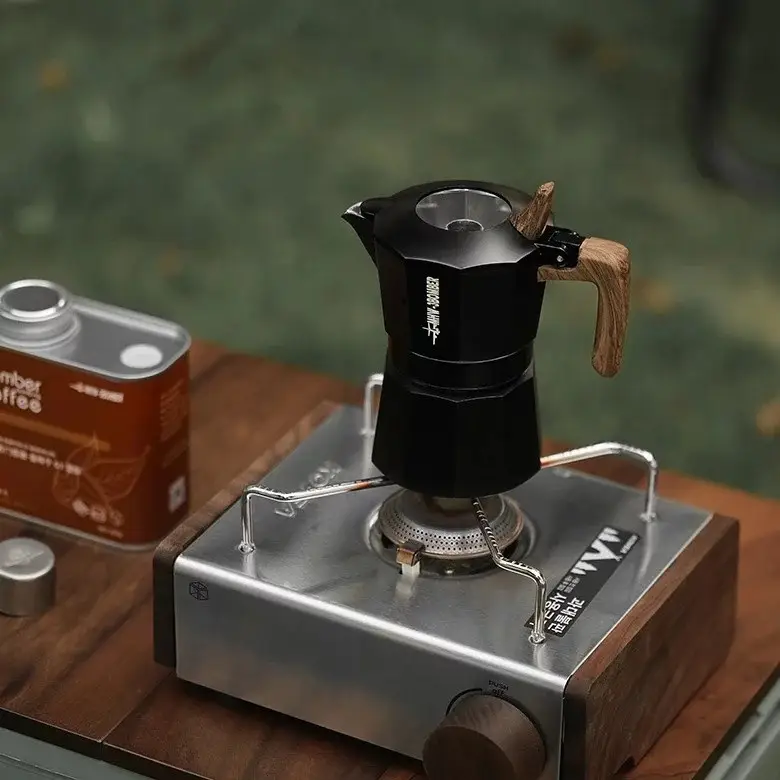 Купити Кавоварка гейзерна 180 мл. MHW-3Bomber Double Valve Moka Pot чорна Кавоварка гейзерна 180 мл. MHW-3Bomber Double Valve Moka Pot чорна