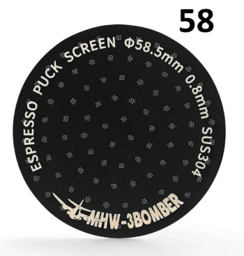 Улучшитель для кофе 58 мм. MHW-3Bomber Puck Screen сито для эспрессо Titanium