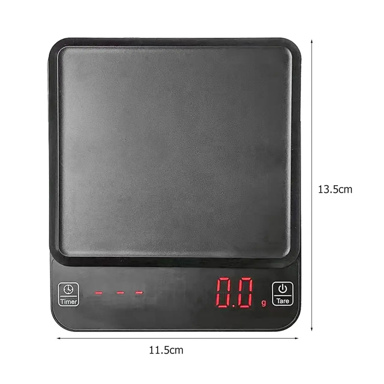 Купити Ваги Smart Еspresso USB для кави (11x13 см) з таймером Ваги Smart Еspresso USB для кави (11x13 см) з таймером