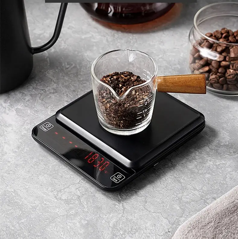 Купити Ваги Smart Еspresso USB для кави (11x13 см) з таймером Ваги Smart Еspresso USB для кави (11x13 см) з таймером