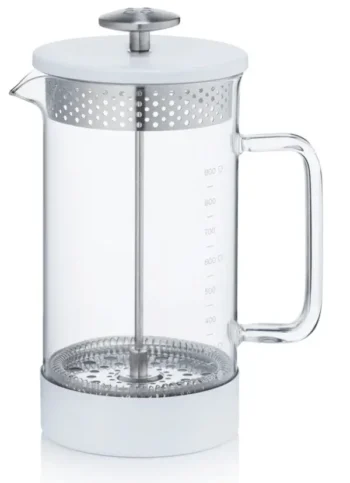 ФРЕНЧ ПРЕСС BARISTA & CO БЕЛЫЙ, CORE COFFEE PRESS
