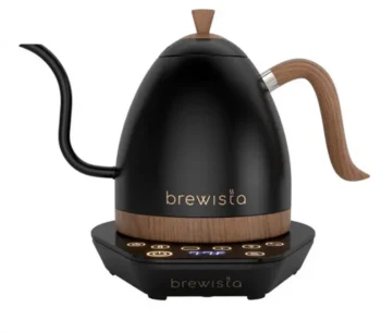 ЧАЙНИК BREWISTA 1000 ML BLACK MATT WOOD ЧОРНИЙ