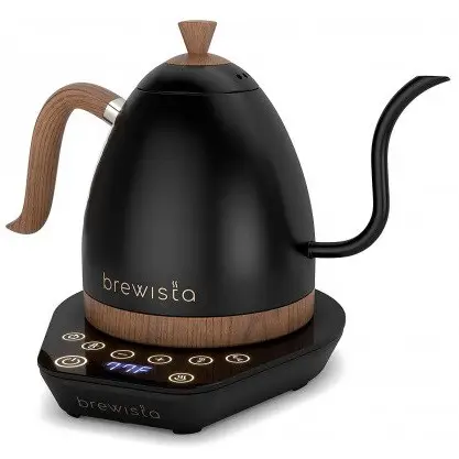 Купити ЧАЙНИК BREWISTA 1000 ML BLACK MATT WOOD ЧОРНИЙ ЧАЙНИК BREWISTA 1000 ML BLACK MATT WOOD ЧОРНИЙ