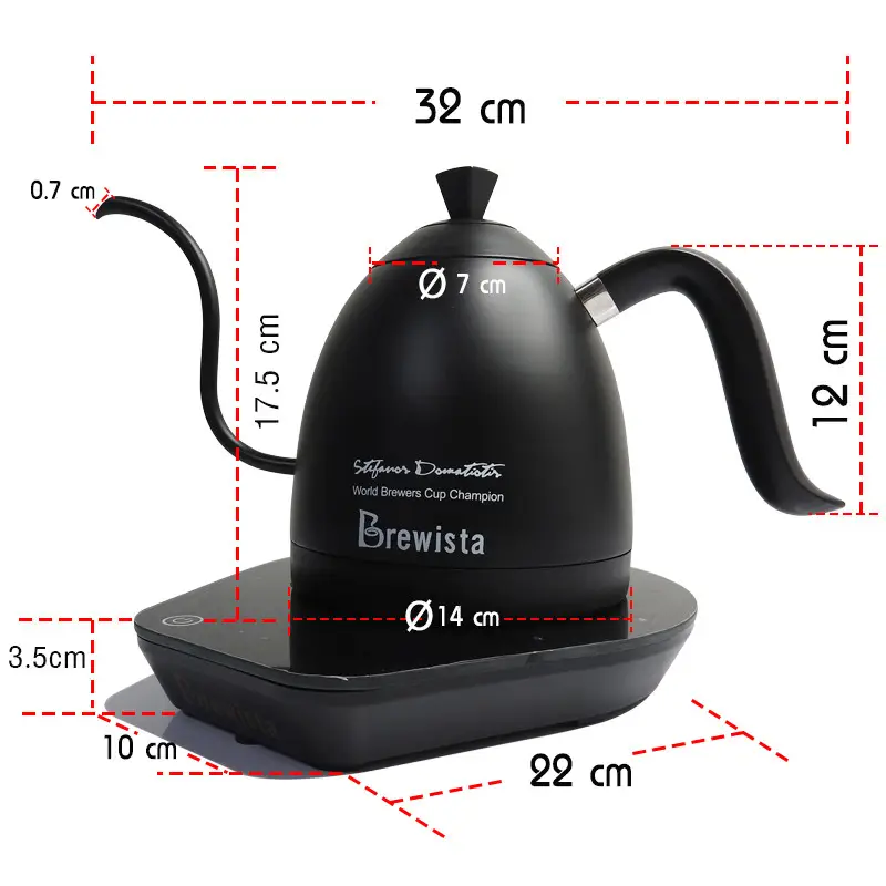 Купити ЧАЙНИК BREWISTA 1000 ML BLACK MATT WOOD ЧОРНИЙ ЧАЙНИК BREWISTA 1000 ML BLACK MATT WOOD ЧОРНИЙ