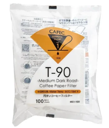 ФИЛЬТРИ CAFEC MEDIUM DARK ROAST T-90 CUP4 100 ШТ. ДЛЯ КОФЕ