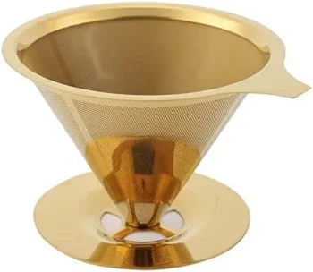 ПУРОВЕР DOUBLE MESH V60 02 CAFEOR GOLD