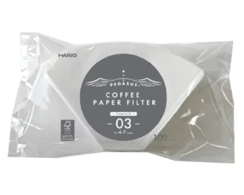 ФІЛЬТРИ HARIO PEGASUS COFFEE PAPER FILTER 03 1X4