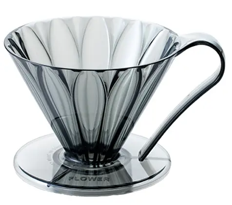 Купити ПУРОВЕР CAFEC FLOWER DRIPPER TRITAN BLACK CUP4 ПУРОВЕР CAFEC FLOWER DRIPPER TRITAN BLACK CUP4
