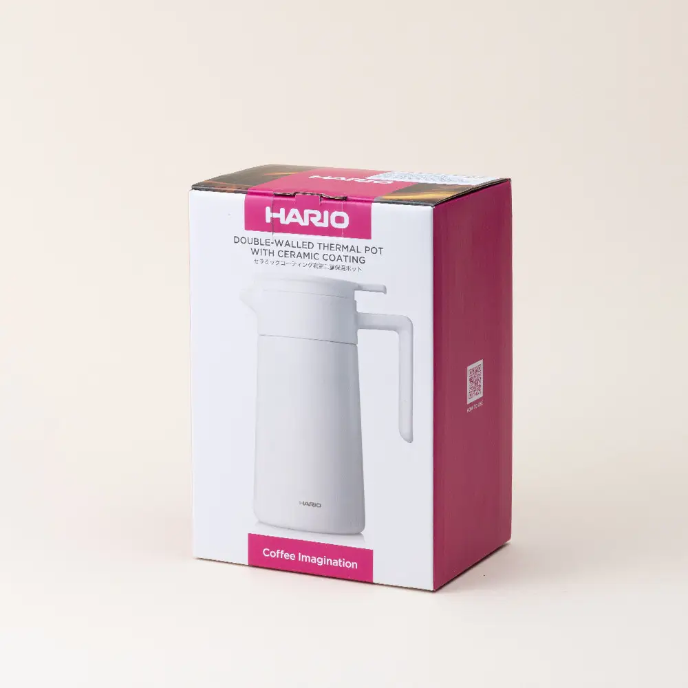 Купити СЕРВЕР ТЕРМОС HARIO 800 МЛ. DOUBLE WALLED THERMAL POT WITH CERAMIC БІЛИЙ СЕРВЕР ТЕРМОС HARIO 800 МЛ. DOUBLE WALLED THERMAL POT WITH CERAMIC БІЛИЙ