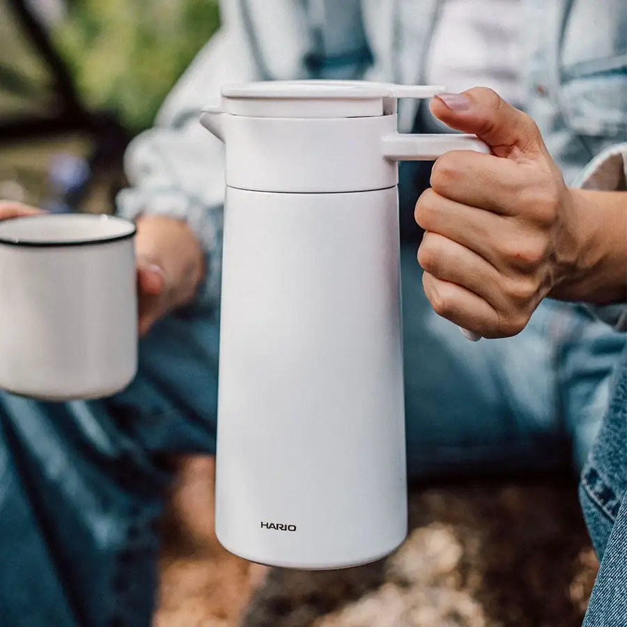 Купити СЕРВЕР ТЕРМОС HARIO 800 МЛ. DOUBLE WALLED THERMAL POT WITH CERAMIC БІЛИЙ СЕРВЕР ТЕРМОС HARIO 800 МЛ. DOUBLE WALLED THERMAL POT WITH CERAMIC БІЛИЙ
