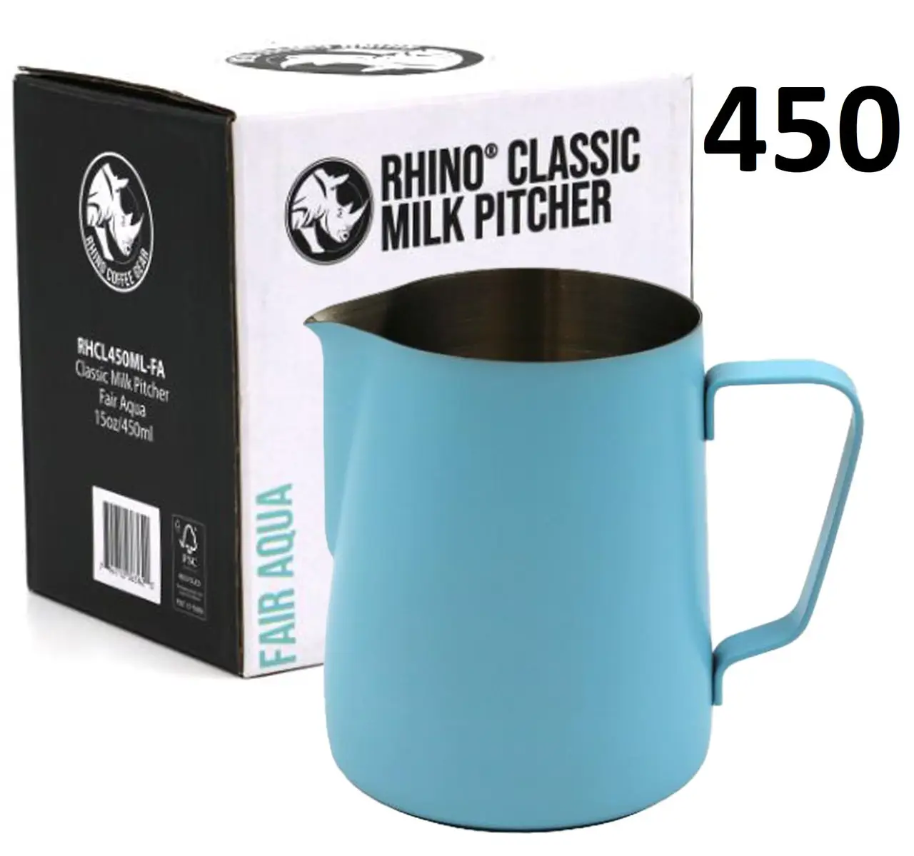 Купити ПИТЧЕР RHINO CLASSIC MILK PITCHER 450 ML FAIR AQUA ПИТЧЕР RHINO CLASSIC MILK PITCHER 450 ML FAIR AQUA