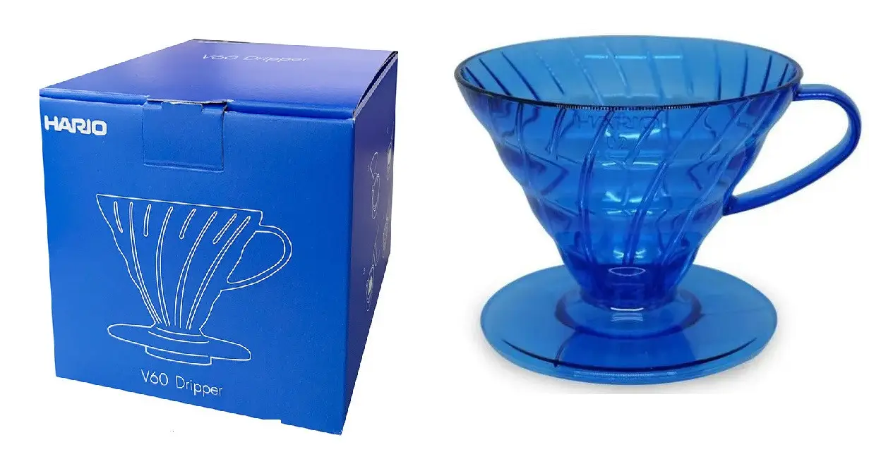 Купити Пуровер Hario V60 02 Cobalt Blue Пуровер Hario V60 02 Cobalt Blue