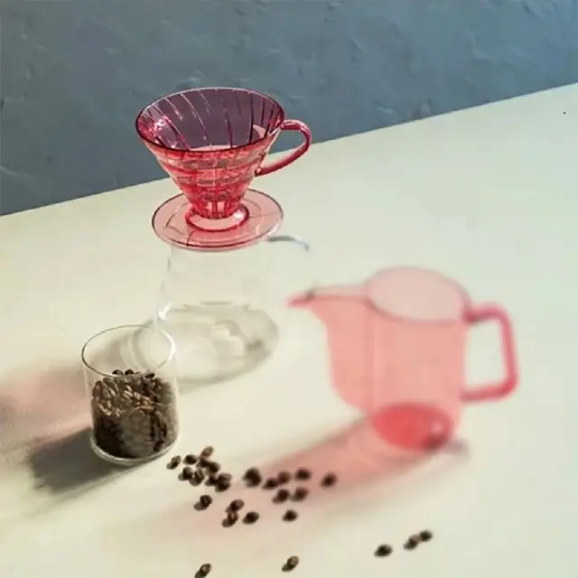 Купити Пуровер Hario V60 02 Punch Pink Пуровер Hario V60 02 Punch Pink