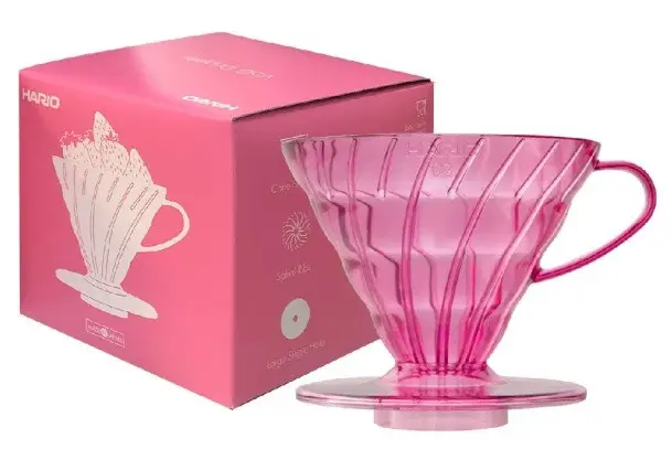 Купити Пуровер Hario V60 02 Punch Pink Пуровер Hario V60 02 Punch Pink