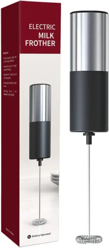 ВСПЕНИВАТЕЛЬ МОЛОКА MF-05 SILVER BLACK МИКСЕР КАПУЧИНАТОР ЭЛЕКТРИЧЕСКИЙ