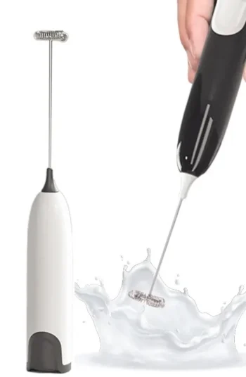 КАПУЧИНАТОР MILK FROTHER ЭЛЕКТРИЧЕСКИЙ ДЛЯ МОЛОКА БЕЛО-ЧЕРНЫЙ