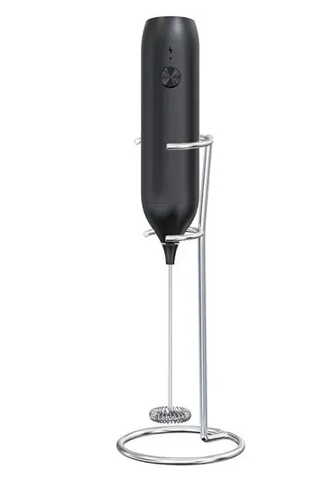 Купити КАПУЧИНАТОР АКУМУЛЯТОРНИЙ MILK FROTHER BLACK СПІНЮВАЧ НА ПІДСТАВЦІ КАПУЧИНАТОР АКУМУЛЯТОРНИЙ MILK FROTHER BLACK СПІНЮВАЧ НА ПІДСТАВЦІ