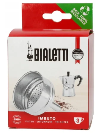 Купити Фільтр воронка для Bialetti на 3 чашки, Imbuto для гейзерної кавоварки Фільтр воронка для Bialetti на 3 чашки, Imbuto для гейзерної кавоварки