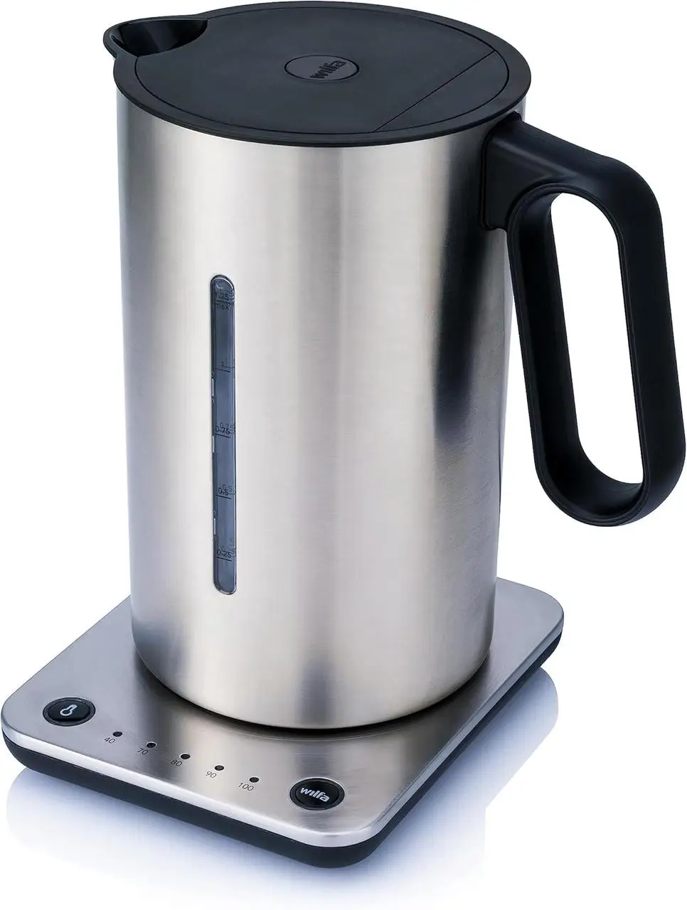 Купити ЧАЙНИК WILFA SVART FORMAT SILVER 1.25 L TEMPERATURE CONTROL ЧАЙНИК WILFA SVART FORMAT SILVER 1.25 L TEMPERATURE CONTROL